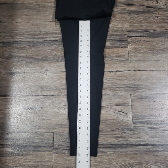 J Jill Ponte leggings Size Petite Small Womens Black Knit Pants Pintucked - Picture 6 of 7